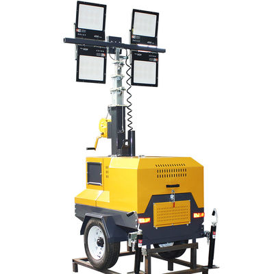60 Ra Green Power Trailer Type Mobile Solar Led Tower Light met dimmerfunctie