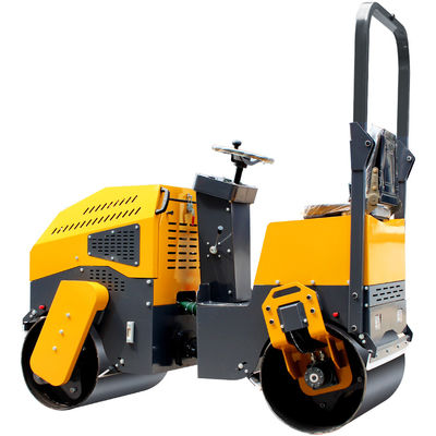 Statische lineaire belasting van 45 N/cm 1t dubbeltrommel wegroller voor gladde wegbouw