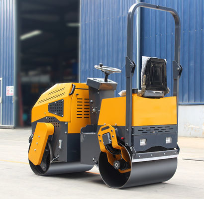 Statische lineaire belasting van 45 N/cm 1t dubbeltrommel wegroller voor gladde wegbouw
