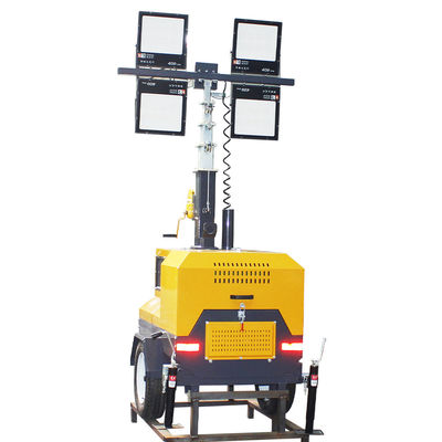 Heavy-Duty 35000lm 1000W*4 LED Telescopische Light Tower Diesel Lamp met standaard CRI
