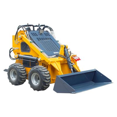 420 Wheel Skid Steer Loader met 4 in 1 Bucket Klant vereiste en betaalbaar