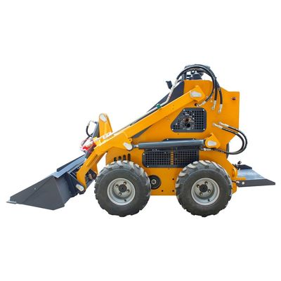 420 Wheel Skid Steer Loader met 4 in 1 Bucket Klant vereiste en betaalbaar