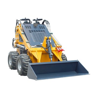 420 Wheel Skid Steer Loader met 4 in 1 Bucket Klant vereiste en betaalbaar