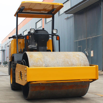 1200 mm Steel Wheel Width Double Drum Roller voor zware industriële compacting