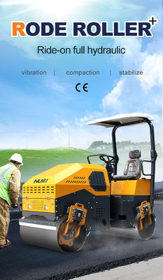 Hoogwaardige 40% vermogen dubbel trommel vibrator compactor rol voor weg compacteren