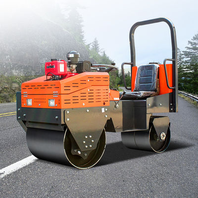 High Power 8HP 1Ton Ride-on Mini Vibratory Roller voor kleine wegbouw
