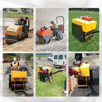 600 mm Compactiebreed Handheld Soil Compactor Machine met 2,5 L brandstoftankcapaciteit