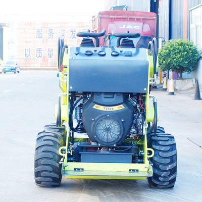 375 kg HQ Hydraulische cilinder Diesel getraceerde laadmachine Skid Steer Front End Loader met spoor
