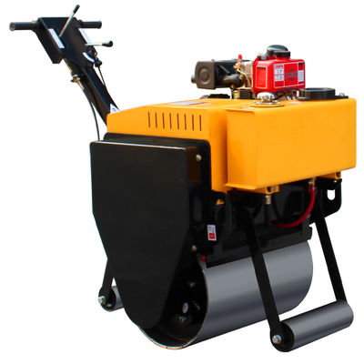 Stap achter een enkele trommelrol HQ-YL600C Vibratory Road Roller 0,3 Ton met 5,5 KW Power