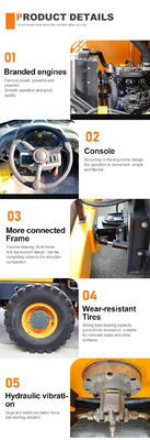 6 ton Asfaltcompactor HQ-YL6000 Vibratory Road Roller voor hoge kwaliteit 30%