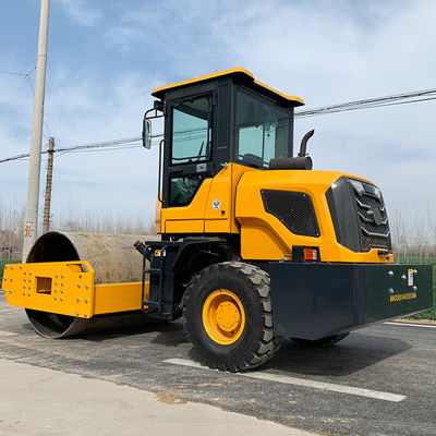 88 kw YUNNEI Motor HQ-YL8000 8 ton Vibratorische wegroller voor asfaltbouw