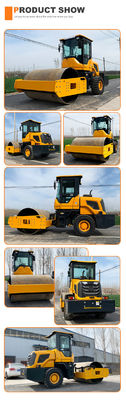 88 kw YUNNEI Motor HQ-YL8000 8 ton Vibratorische wegroller voor asfaltbouw