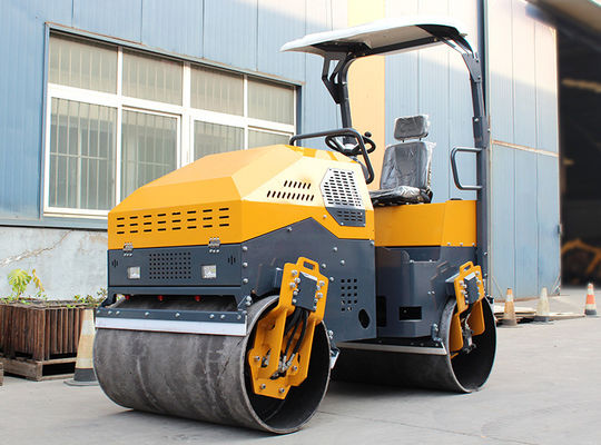Volledig hydraulisch asfalt-staalroller tandem trommel trillingsroller van HQ-YL1200
