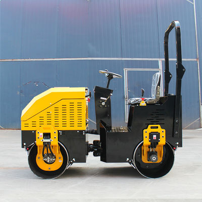 Wegmachine 2000 kg 3000 kg 2 ton 3 ton Mechanische gearticuleerde wegroller met dubbele trommel