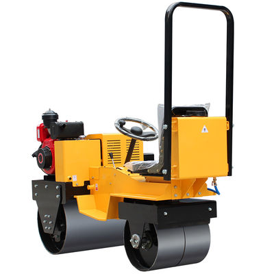 530 mm drumdiameter mini dubbele drum wegroller voor snelle en effectieve compactering