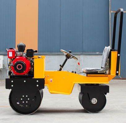 530 mm drumdiameter mini dubbele drum wegroller voor snelle en effectieve compactering