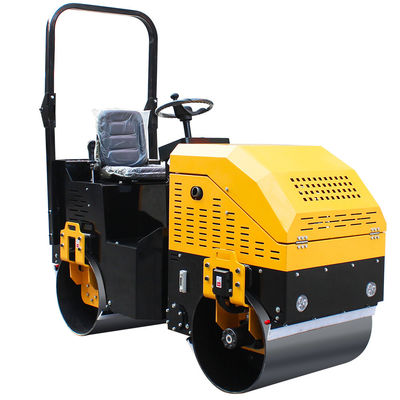 Kleine wegroller 1,5 tot 2,0 ton Kleine trillende compactor Stalen wiel Diameter 530X800