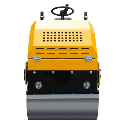 132 KW elektrische start 1,5 ton wegrollers dubbele trommel vibrator compactor