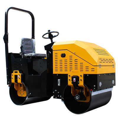 Kleine trillende minicompactorroller dubbeltrommelroller met een watervatcapaciteit van 55L