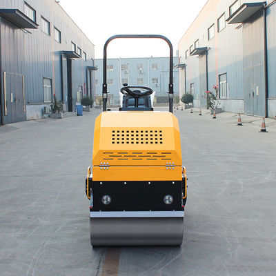 Kleine trillende minicompactorroller dubbeltrommelroller met een watervatcapaciteit van 55L