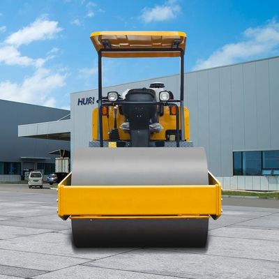 Hoge trilling dubbele drum road roller 2000 dollar 70Hz trillingsfrequentie