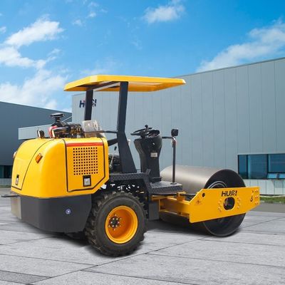 Hoge trilling dubbele drum road roller 2000 dollar 70Hz trillingsfrequentie