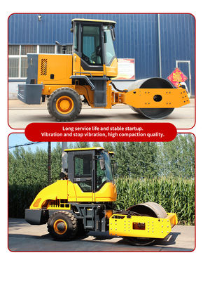 Industriële compactormachine voor de wegbouw met een continu variabele snelheid