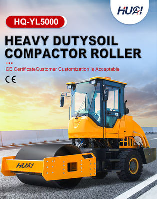 4450*1680*2750mm Mini Road Roller Compactor met ISO-certificaat voor hydraulische bediening
