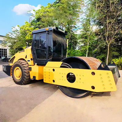 20 ton Mini Wheel Road Roller met 500N/cm statische lijnbelasting Trillingsfrequentie 28/35Hz