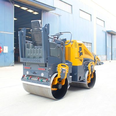 Top-rated 1t 2t 3t 4t 6t 8t 10t Double Drum Roller Compactor met HYDAC Hydraulische Valve