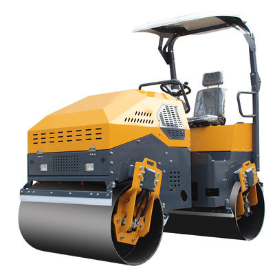 Dual-vibration Hydraulische trilling 70Hz wegroller voor gladde asfalt compactering