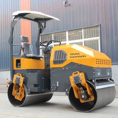 Dual-vibration Hydraulische trilling 70Hz wegroller voor gladde asfalt compactering