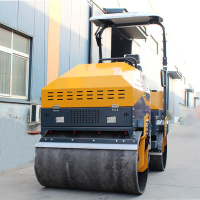 Dual-vibration Hydraulische trilling 70Hz wegroller voor gladde asfalt compactering