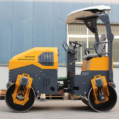 Dual-vibration Hydraulische trilling 70Hz wegroller voor gladde asfalt compactering