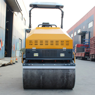 Dual-vibration Hydraulische trilling 70Hz wegroller voor gladde asfalt compactering