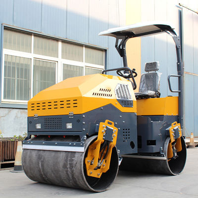 Dual-vibration Hydraulische trilling 70Hz wegroller voor gladde asfalt compactering