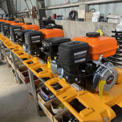 5.5-6.5 pk Benzine-/dieselmotor draagbare platencompressor voor bouwwerkzaamheden
