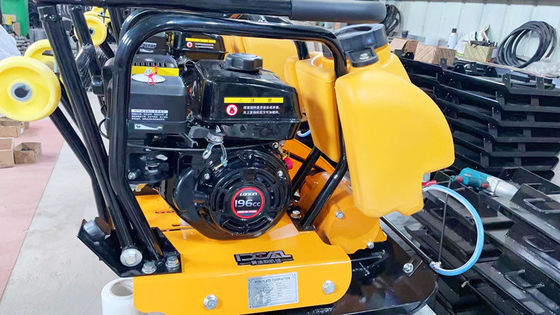 5.5-6.5 pk Benzine-/dieselmotor draagbare platencompressor voor bouwwerkzaamheden