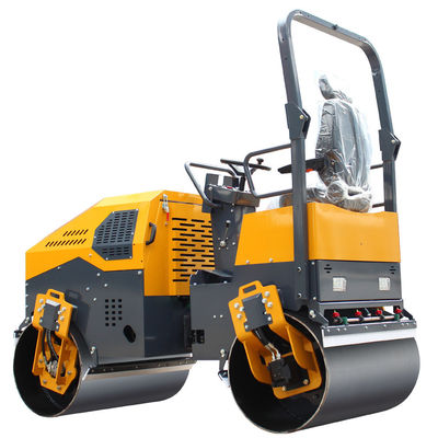530 mm Drum Diameter Rijd op Dubbel Drum Volledig Hydraulisch Asfalt Vibratory Road Roller