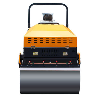 Kleine grootte 3 ton Rijd op dubbele trommel Volledig hydraulisch Asfalt Vibratory Road Roller Euro 5