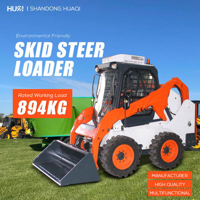 Vinnige levering Skid Steer Skid Steer Loader Multifunctionele Hydraulische Compacte Skid Steer Loader Met Rails